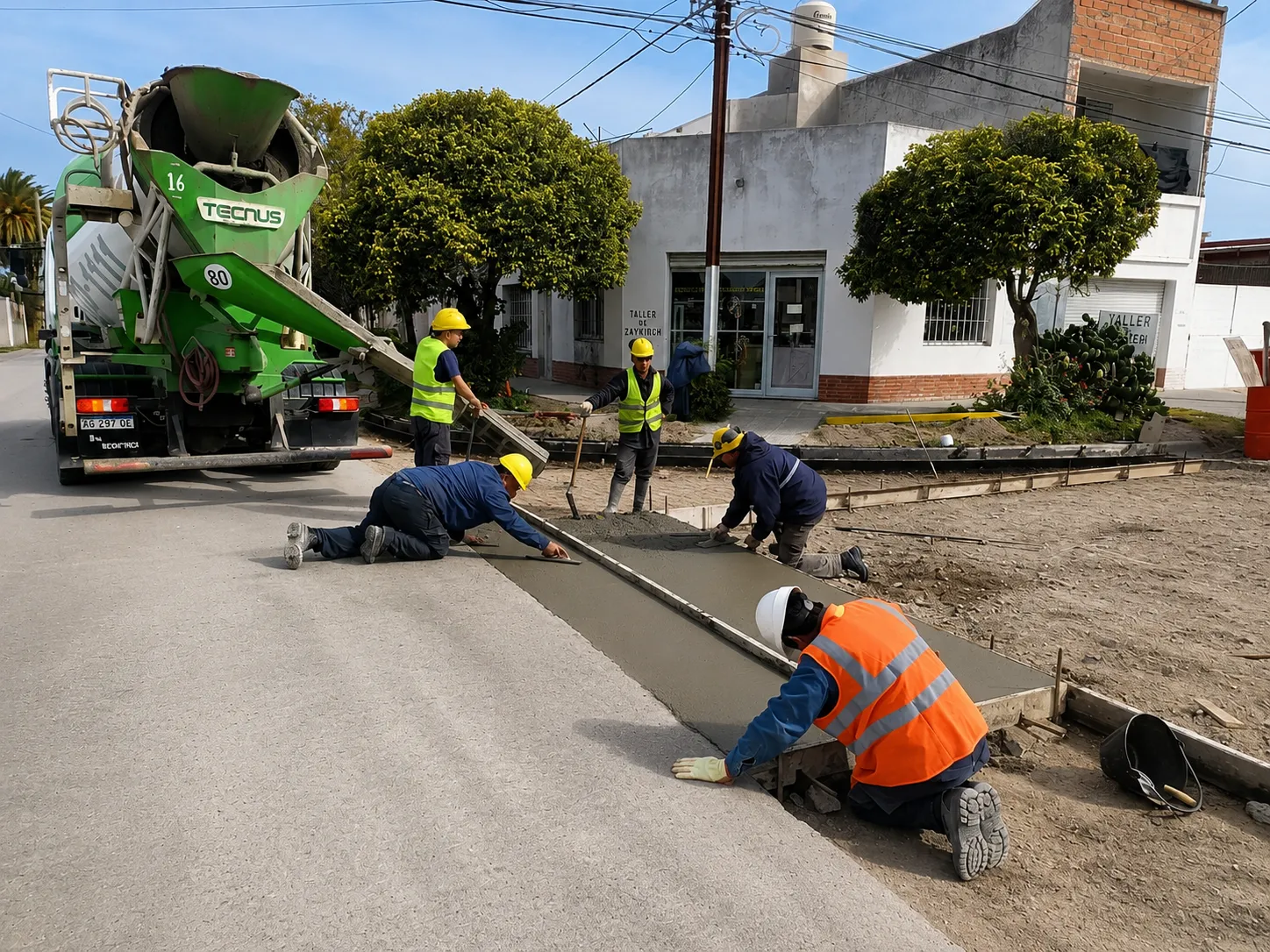 Pavimento de hormigón — Pigüé, Buenos Aires